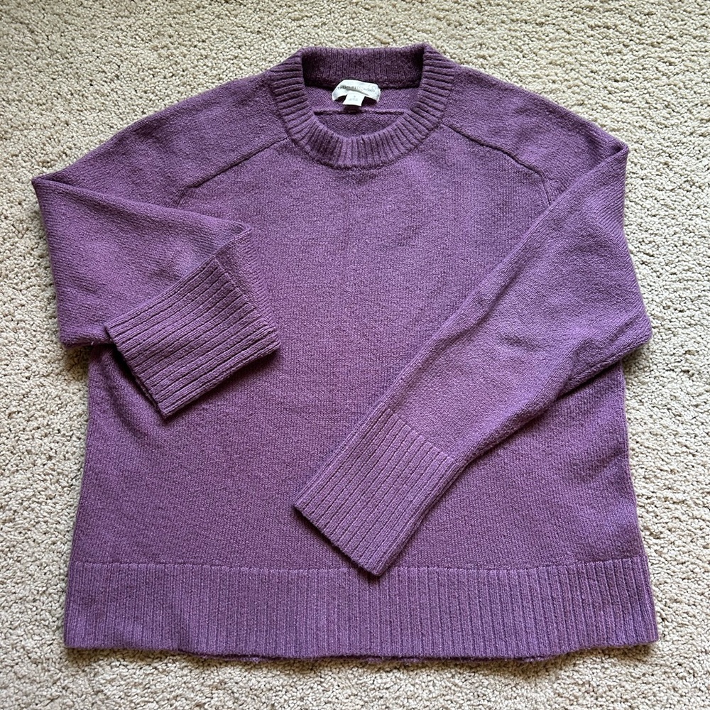 Treasure & Bond Purple Knit Sweater Small